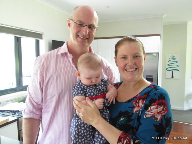 Andy, Margaret and little Antonia