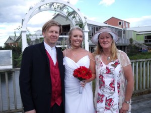 Kevin and Evette Johnson at Butterfly Creek