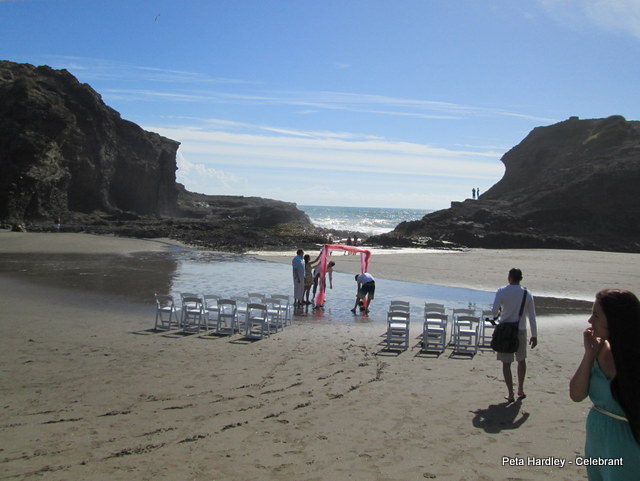 Lora and Bruce's wedding at The Gap Piha